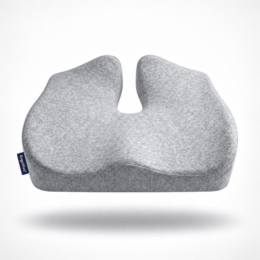 ErgoVivo™ Ergonomisch Zitkussen | Comfortabel zitten thuis, op kantoor & onderweg