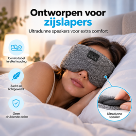 Nuvora™ Slaapmasker met Bluetooth Speakers