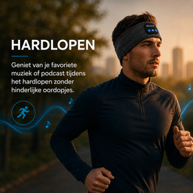 Nuvora™ Slaaphoofdband | Comfortabel luisteren naar muziek, white noise & meditatie