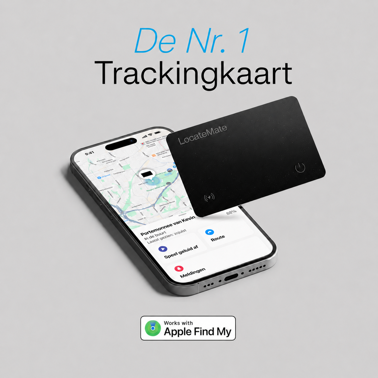 LocateMate | Smart tracker voor portemonnee, koffer & paspoort | Apple Find My