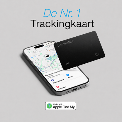 LocateMate | Smart tracker voor portemonnee, koffer & paspoort | Apple Find My
