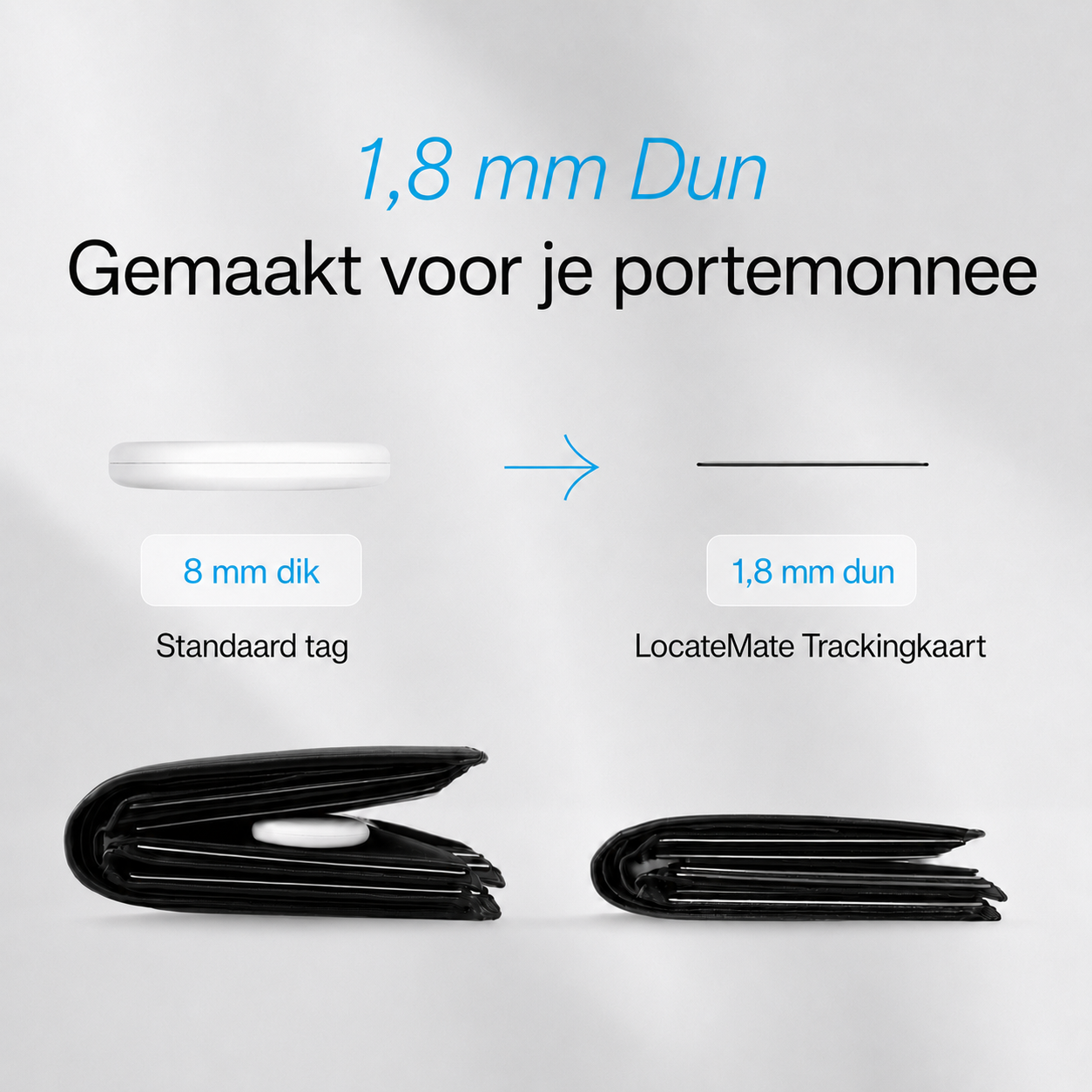 LocateMate | Smart tracker voor portemonnee, koffer & paspoort | Apple Find My