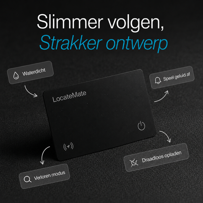 LocateMate | Smart tracker voor portemonnee, koffer & paspoort | Apple Find My